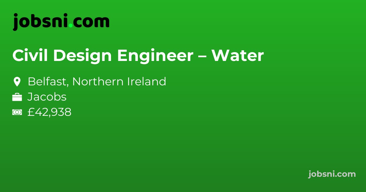 Civil Design Engineer – Water