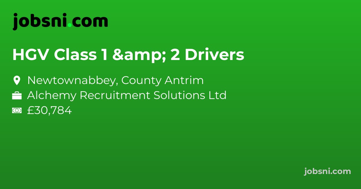 HGV Class 1 & 2 Drivers