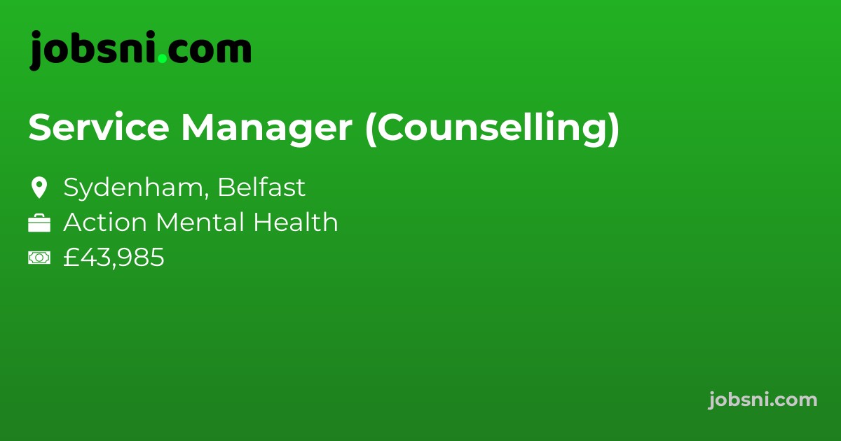 Service Manager (Counselling)
