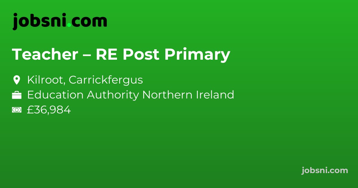 Teacher – RE Post Primary