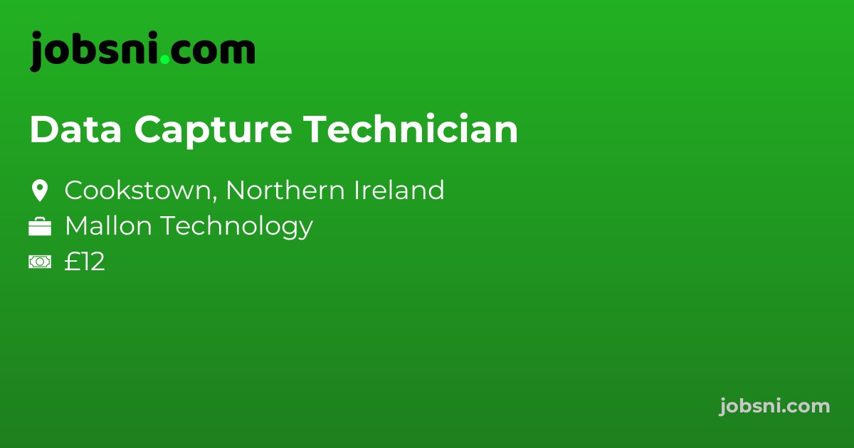 Data Capture Technician