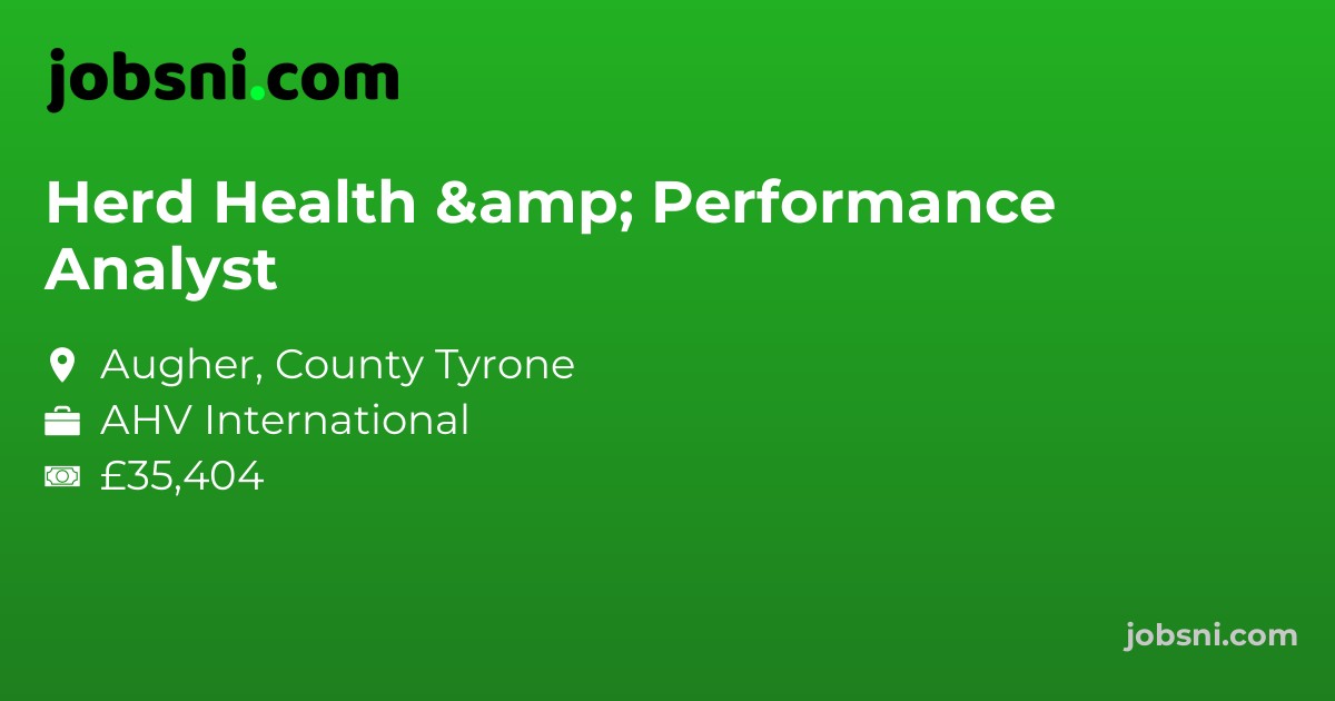 Herd Health & Performance Analyst