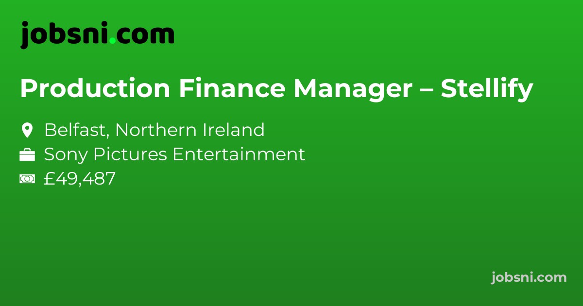 Production Finance Manager – Stellify