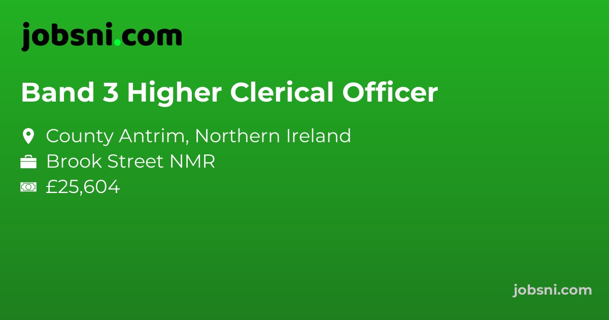 Band 3 Higher Clerical Officer