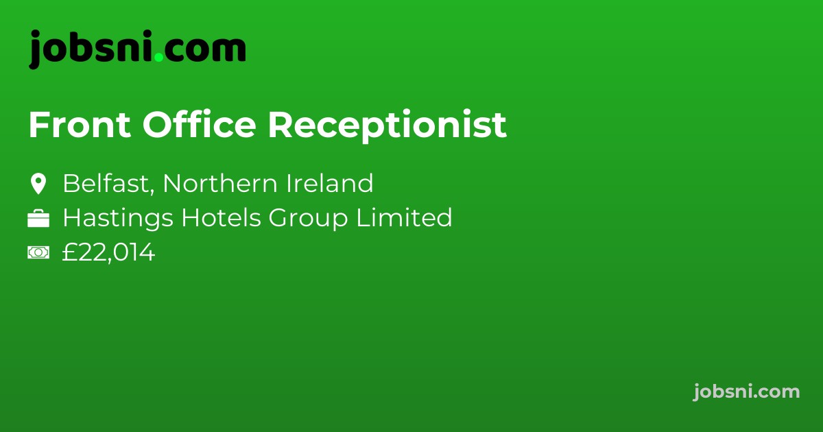 Front Office Receptionist