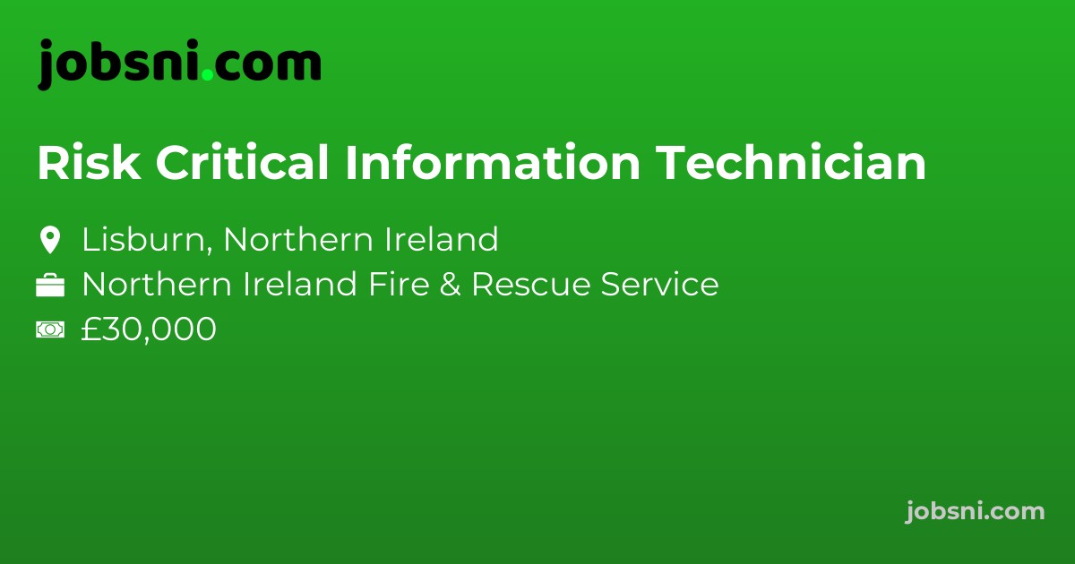 Risk Critical Information Technician