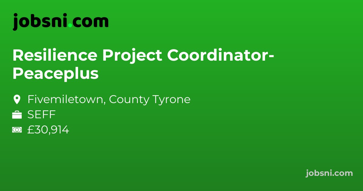 Resilience Project Coordinator- Peaceplus