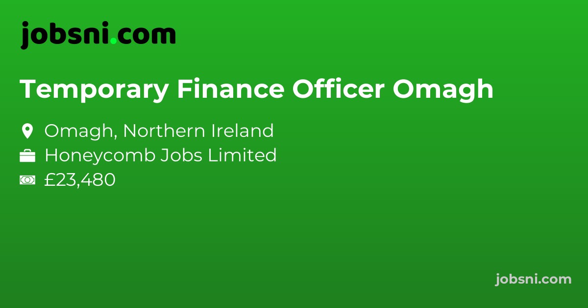 Temporary Finance Officer Omagh