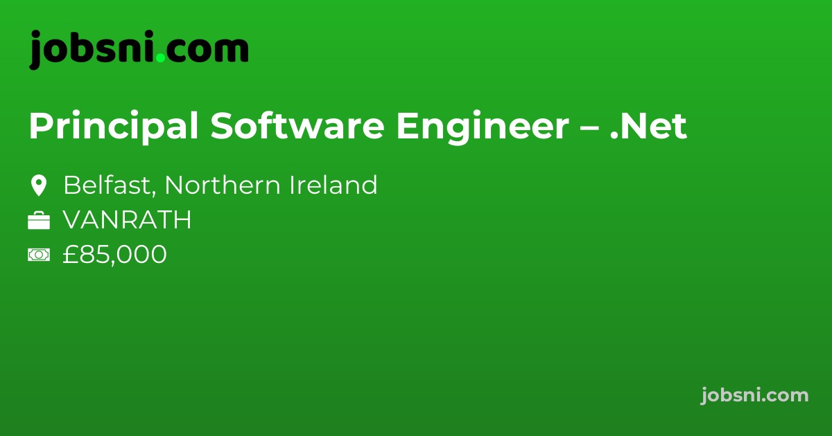 Principal Software Engineer – .Net