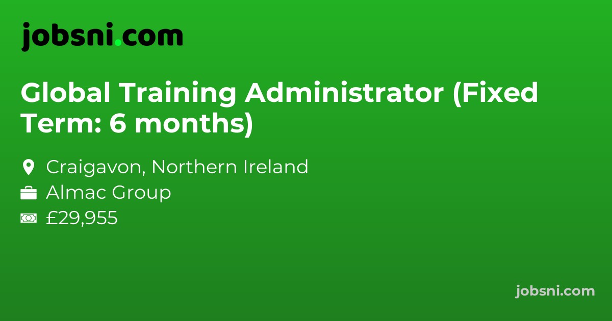 Global Training Administrator (Fixed Term: 6 months)