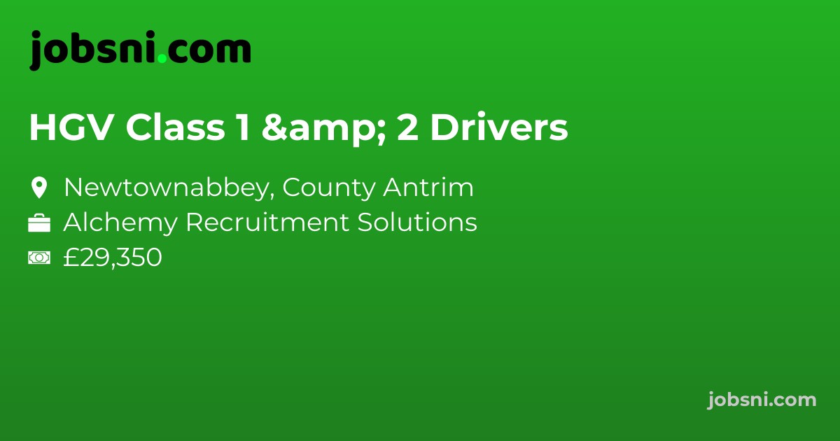 HGV Class 1 & 2 Drivers