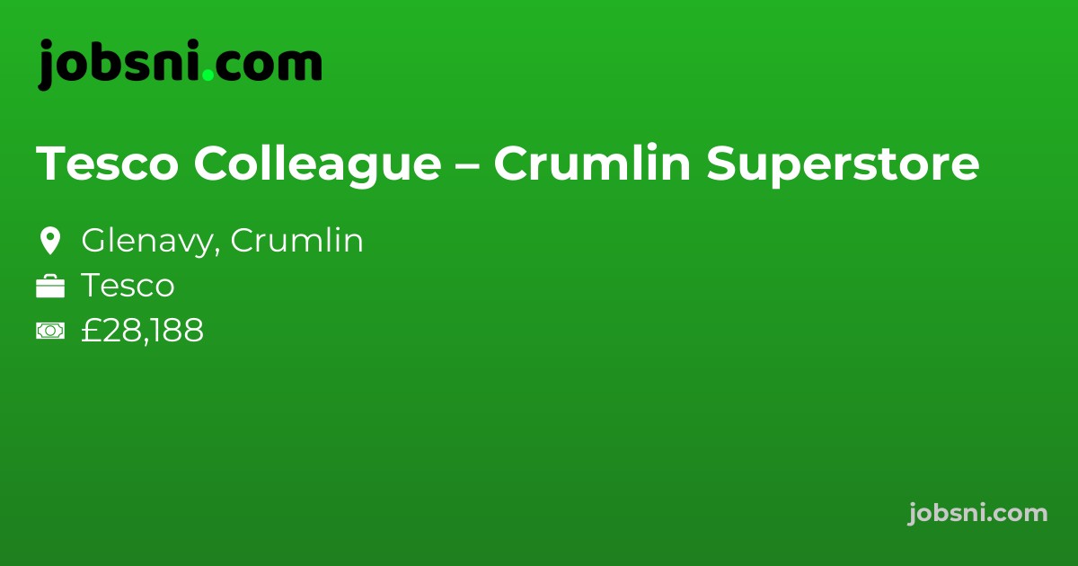 Tesco Colleague – Crumlin Superstore