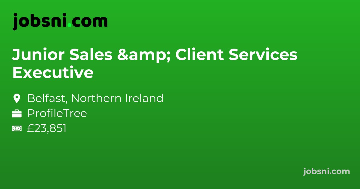 Junior Sales & Client Services Executive