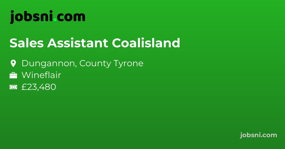 Sales Assistant Coalisland