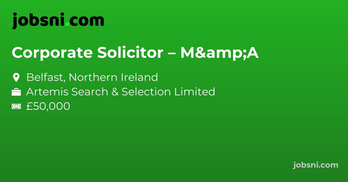 Corporate Solicitor – M&A