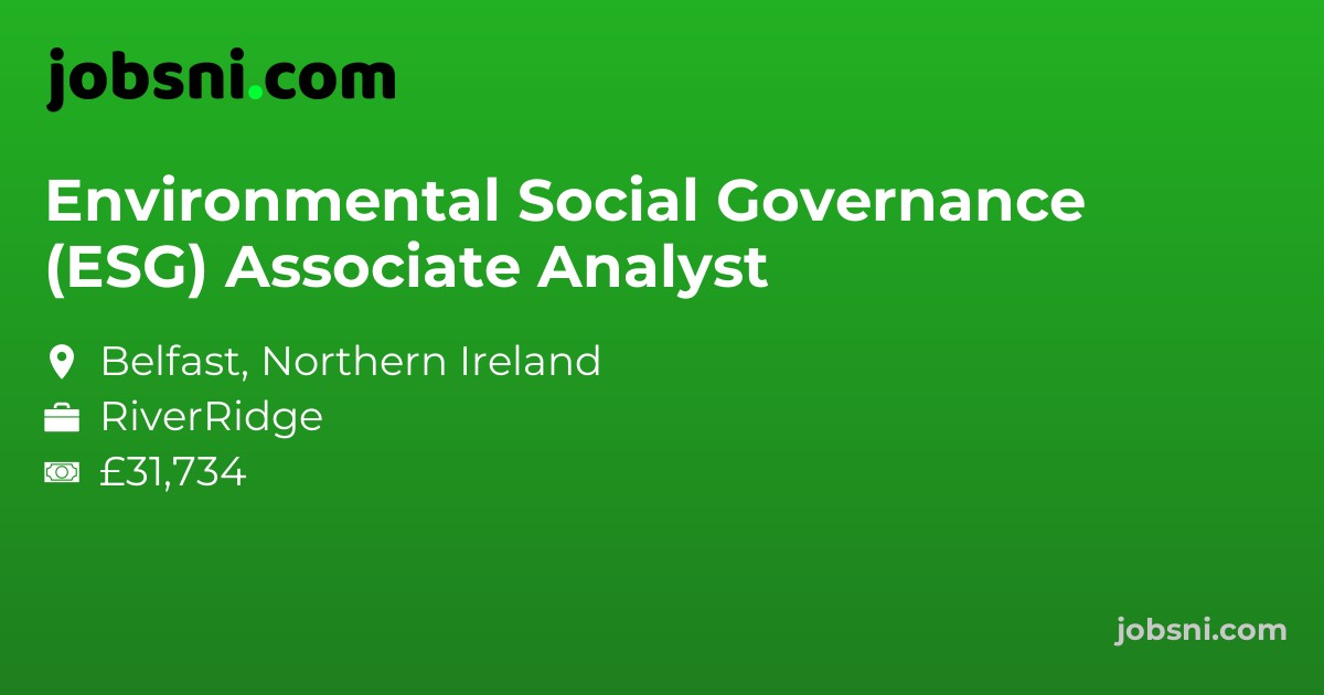 Environmental Social Governance (ESG) Associate Analyst