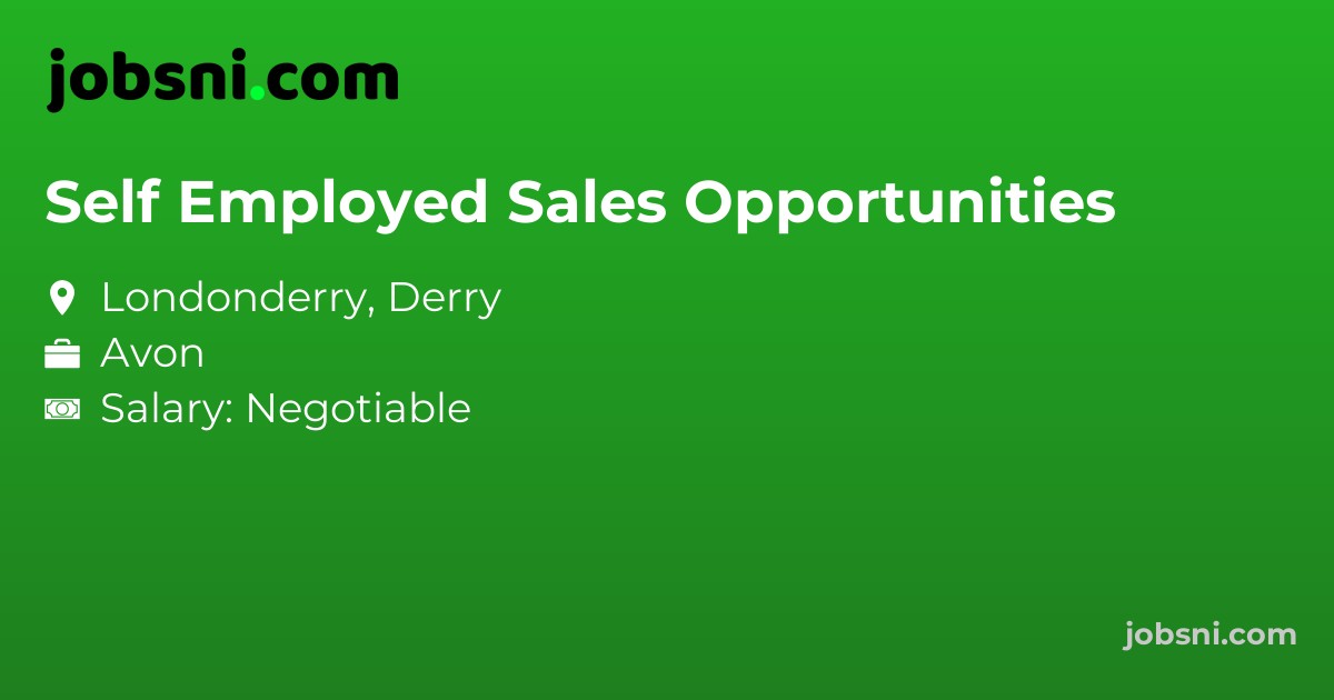 Self Employed Sales Opportunities