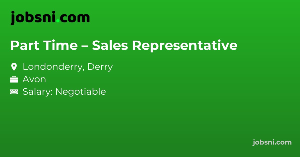 Part Time – Sales Representative