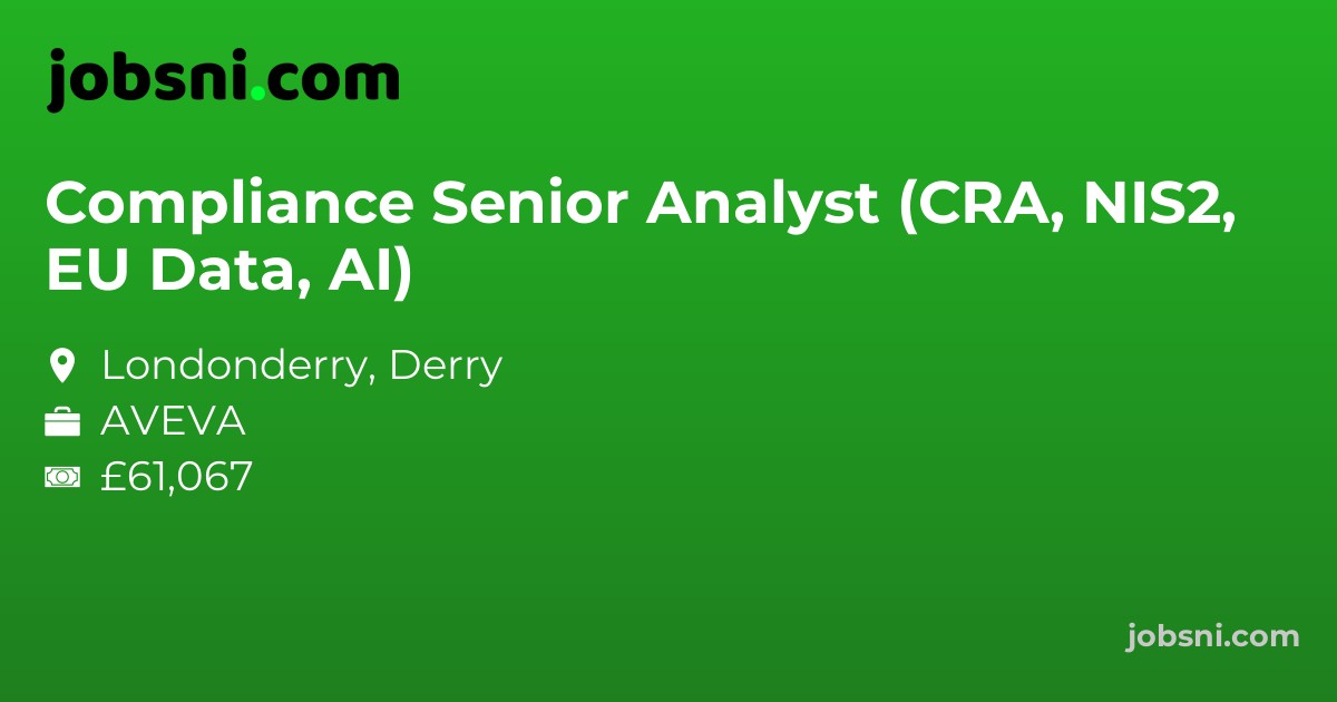 Compliance Senior Analyst (CRA, NIS2, EU Data, AI)