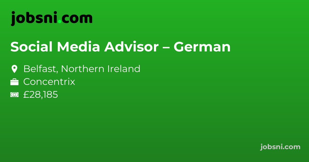 Social Media Advisor – German