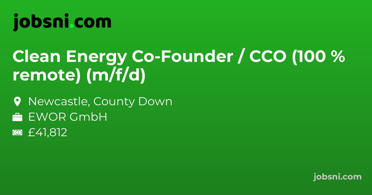 Clean Energy Co-Founder / CCO (100 % remote) (m/f/d)