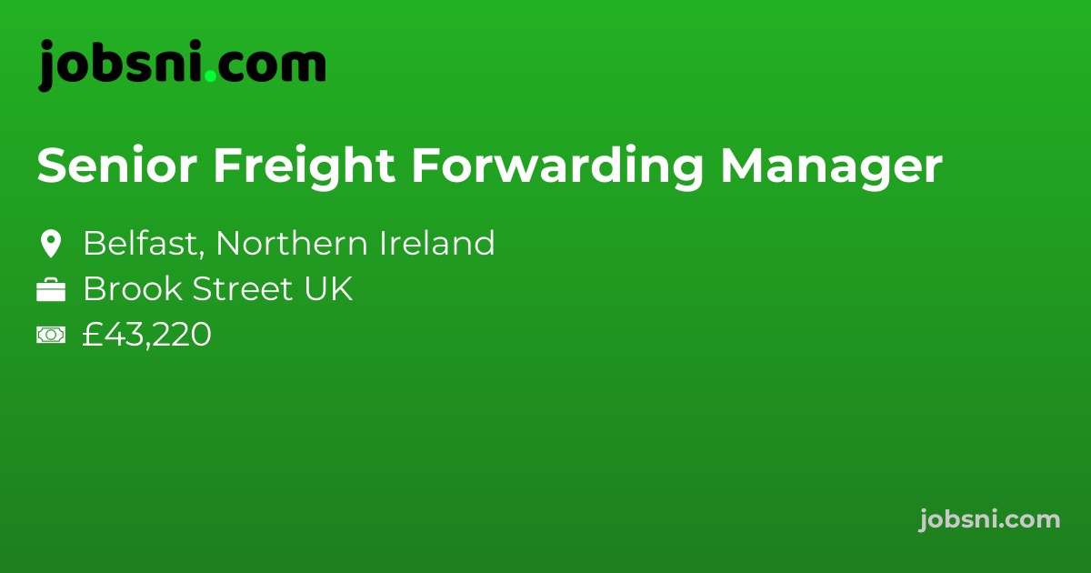Senior Freight Forwarding Manager
