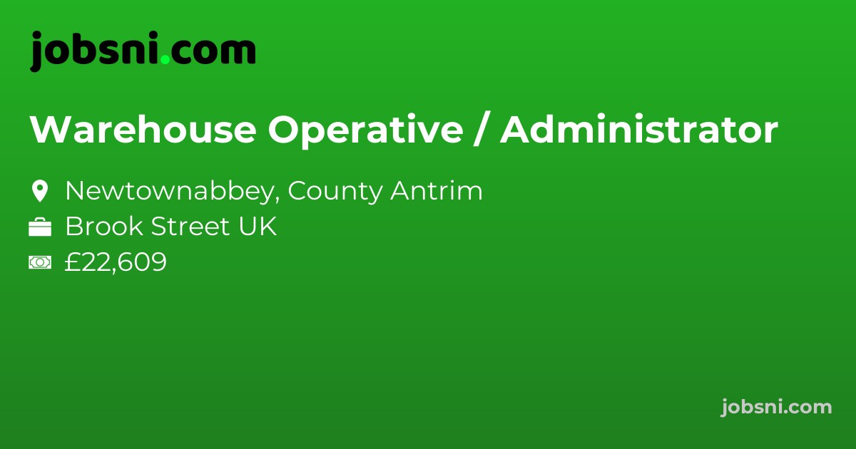 Warehouse Operative / Administrator