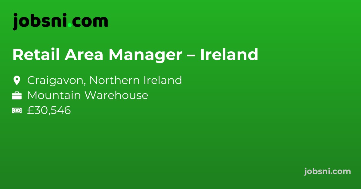 Retail Area Manager – Ireland