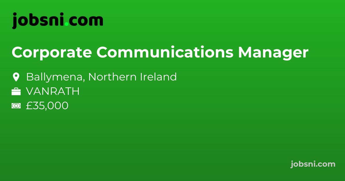 Corporate Communications Manager