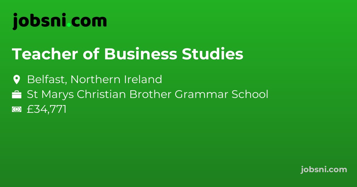 Teacher of Business Studies