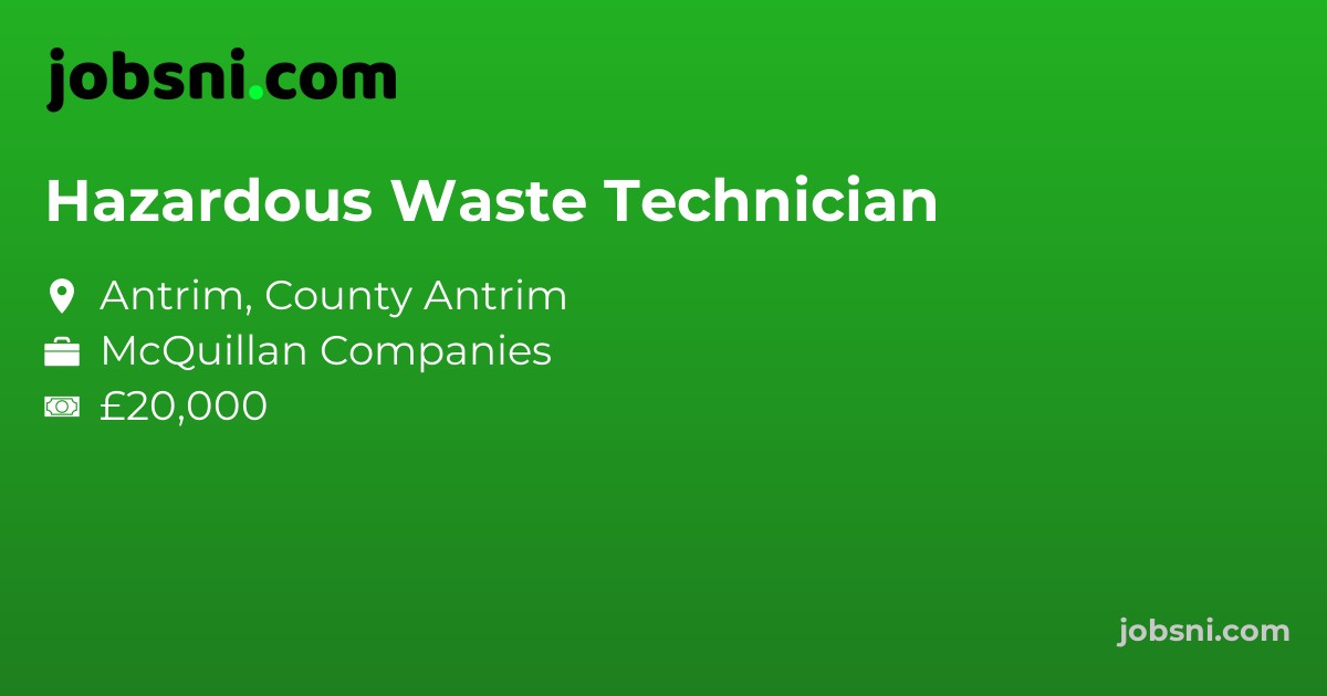 Hazardous Waste Technician