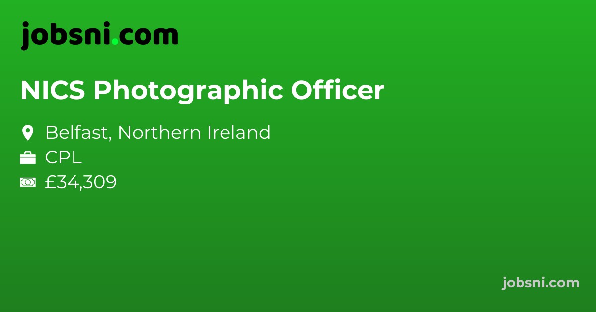 NICS Photographic Officer