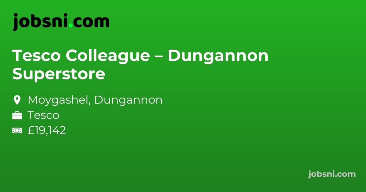 Tesco Colleague – Dungannon Superstore