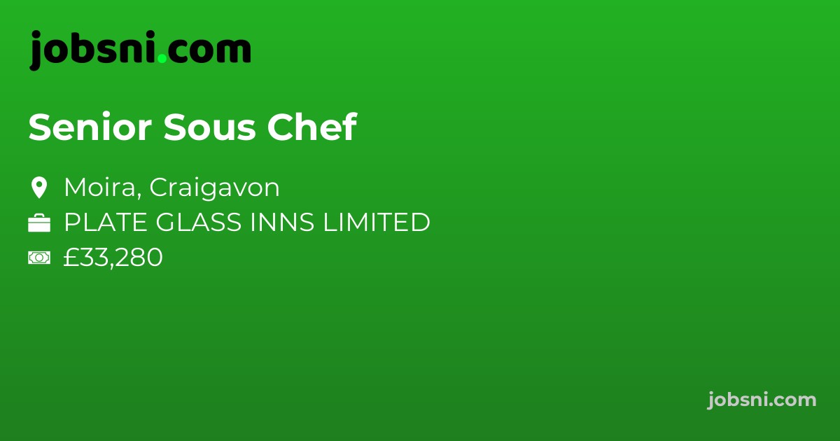 Senior Sous Chef