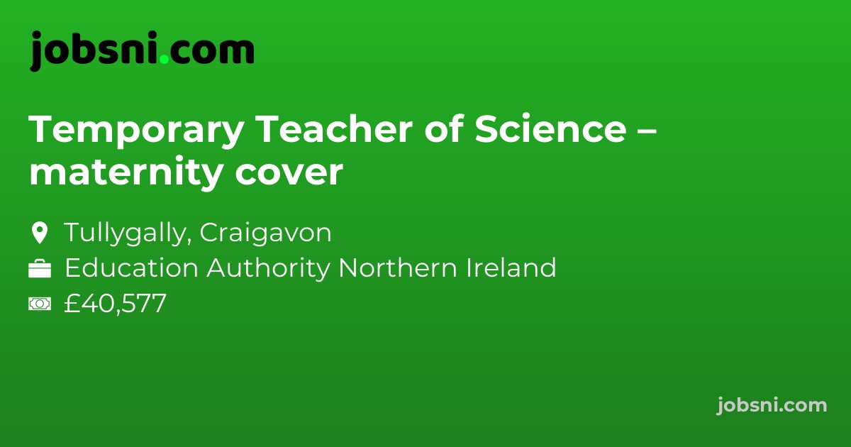 Temporary Teacher of Science – maternity cover