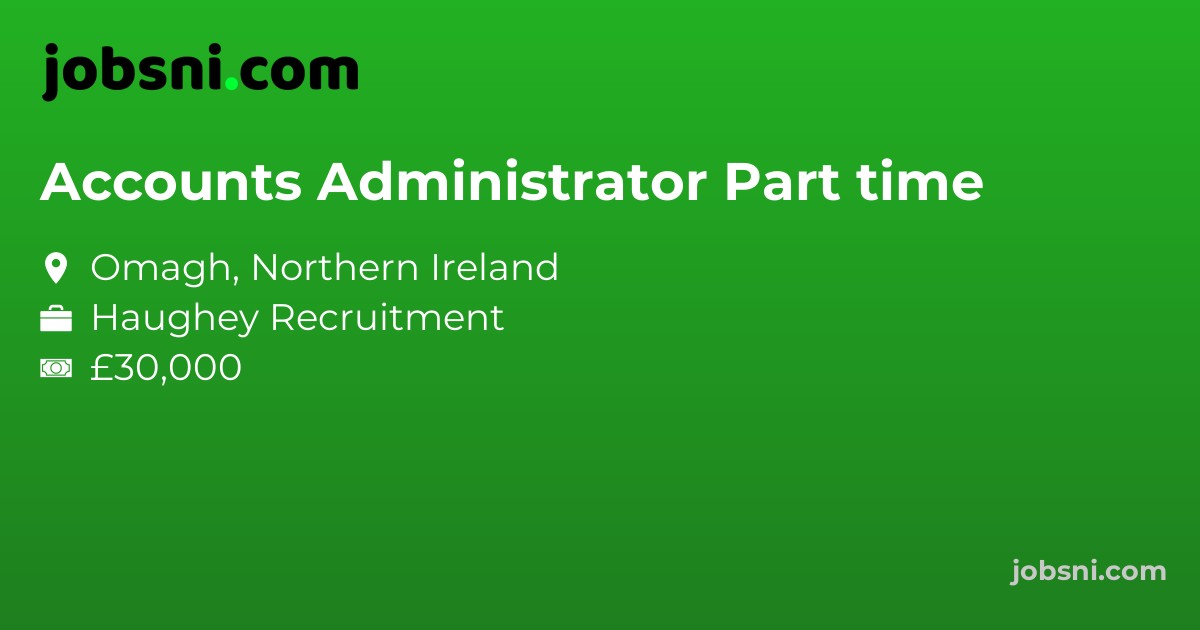 Accounts Administrator Part time