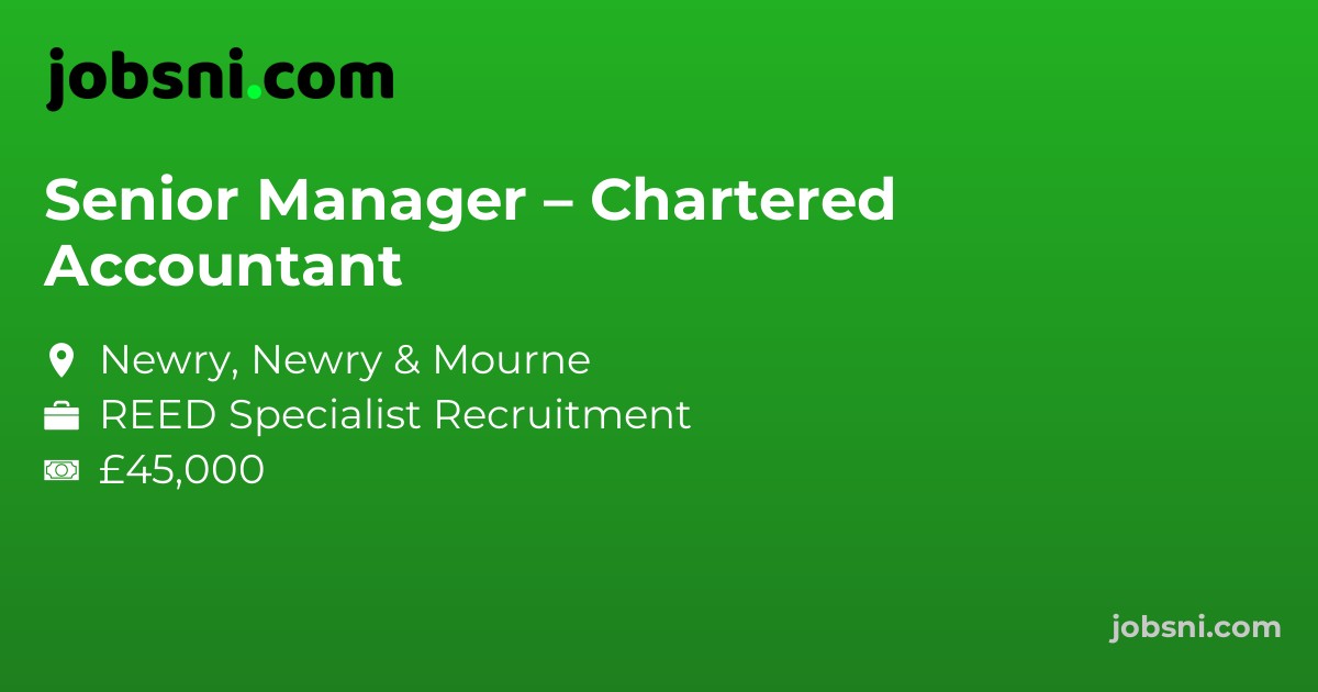 Senior Manager – Chartered Accountant