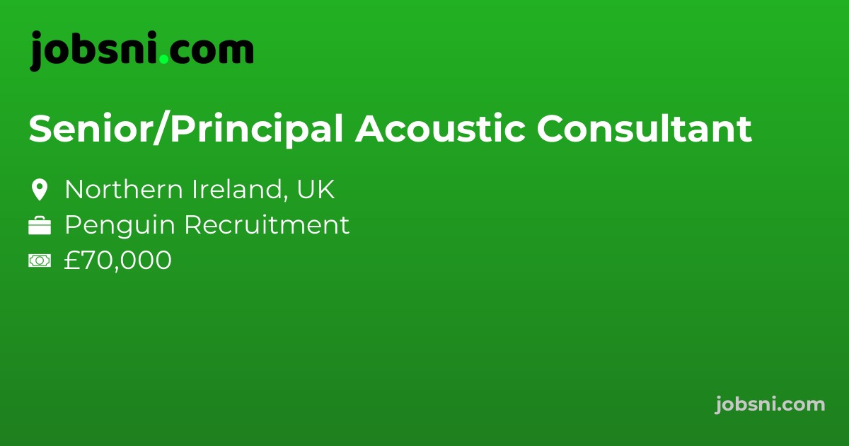Senior/Principal Acoustic Consultant