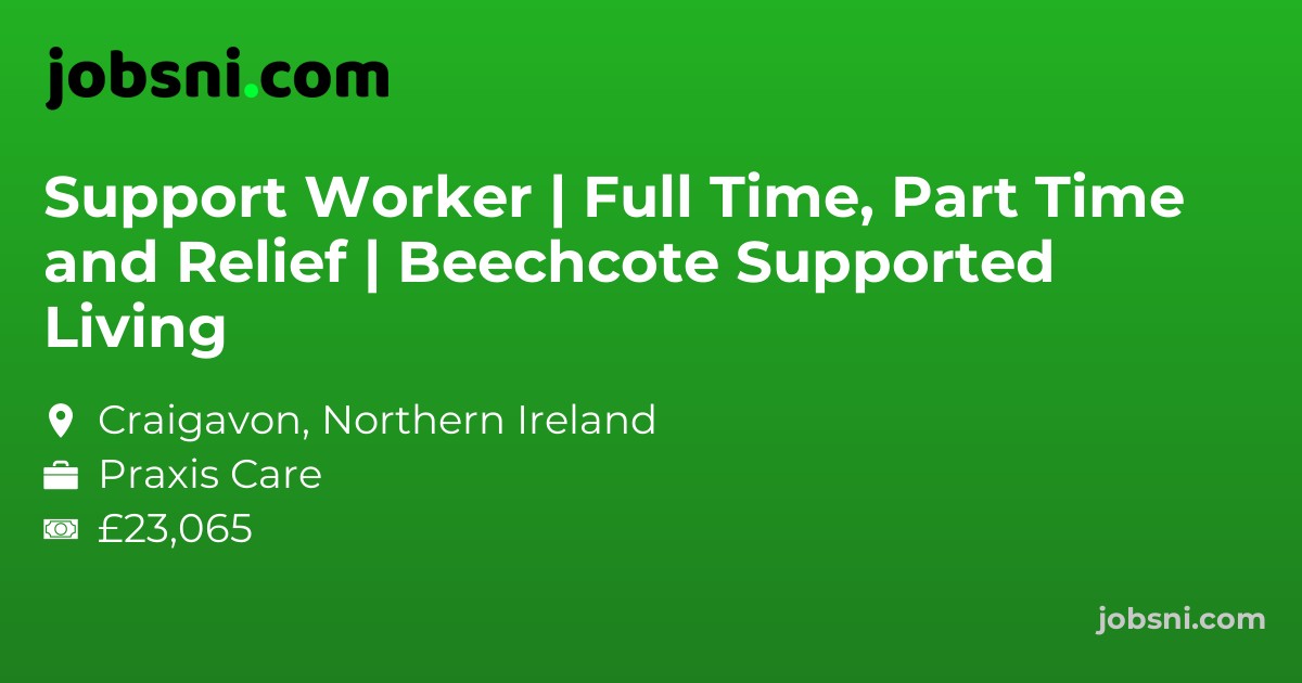 Support Worker | Full Time, Part Time and Relief | Beechcote Supported Living