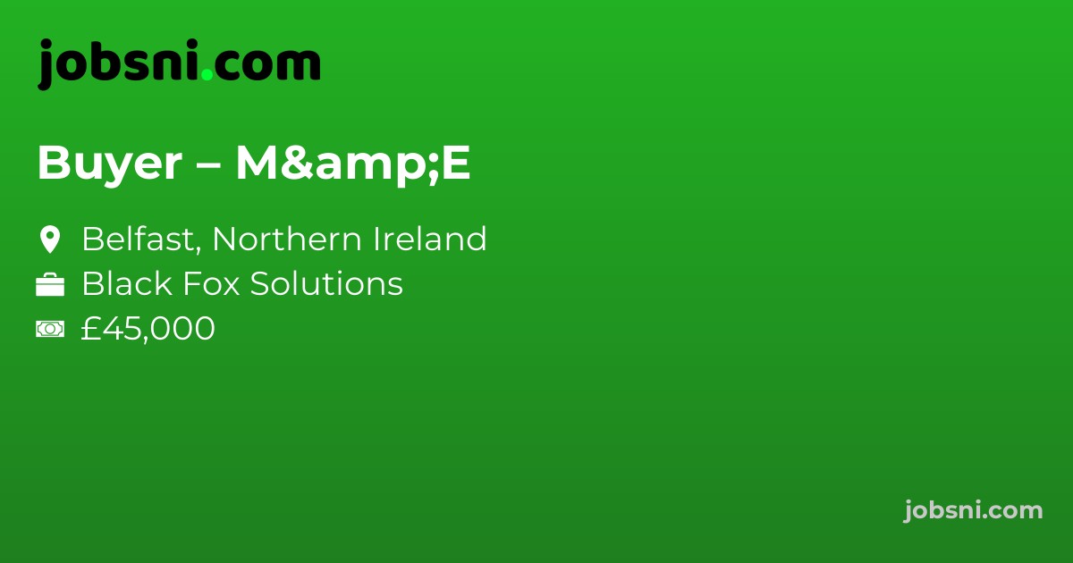 Buyer – M&E