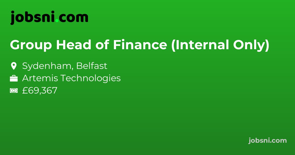Group Head of Finance (Internal Only)