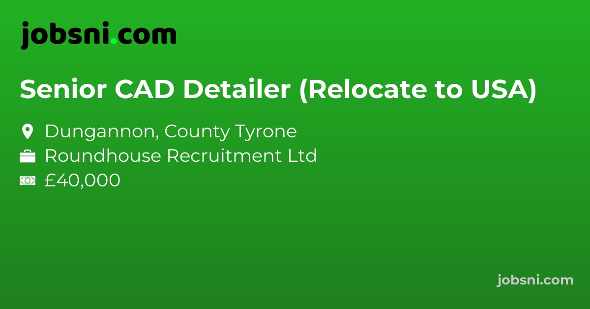 Senior CAD Detailer (Relocate to USA)