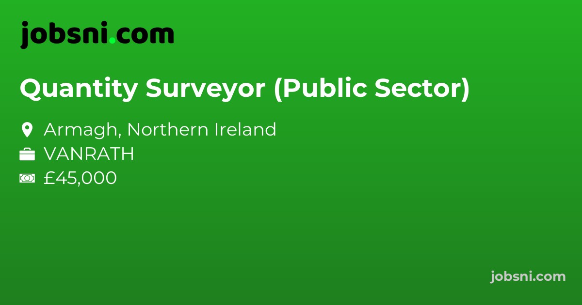 Quantity Surveyor (Public Sector)