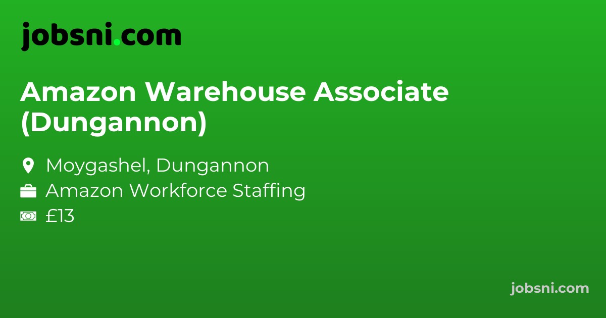 Amazon Warehouse Associate (Dungannon)