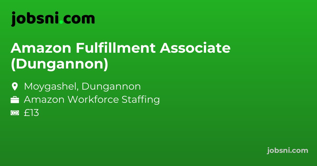 Amazon Fulfillment Associate (Dungannon)