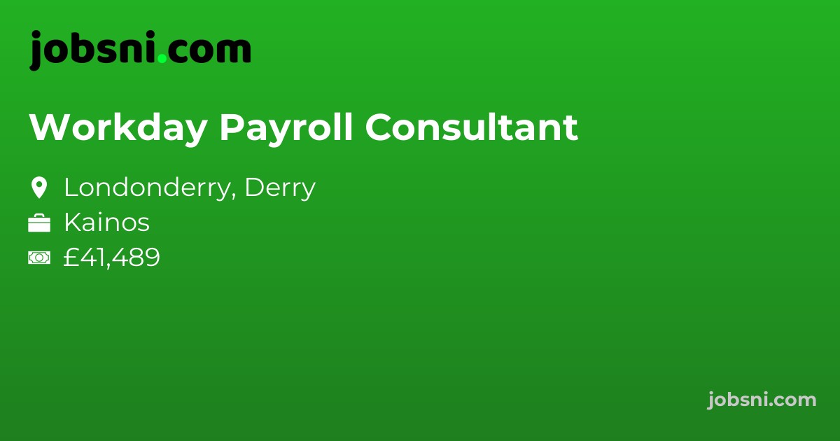Workday Payroll Consultant