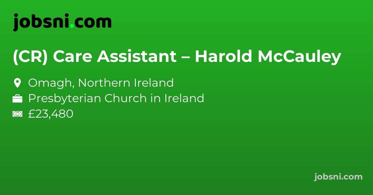 (CR) Care Assistant – Harold McCauley