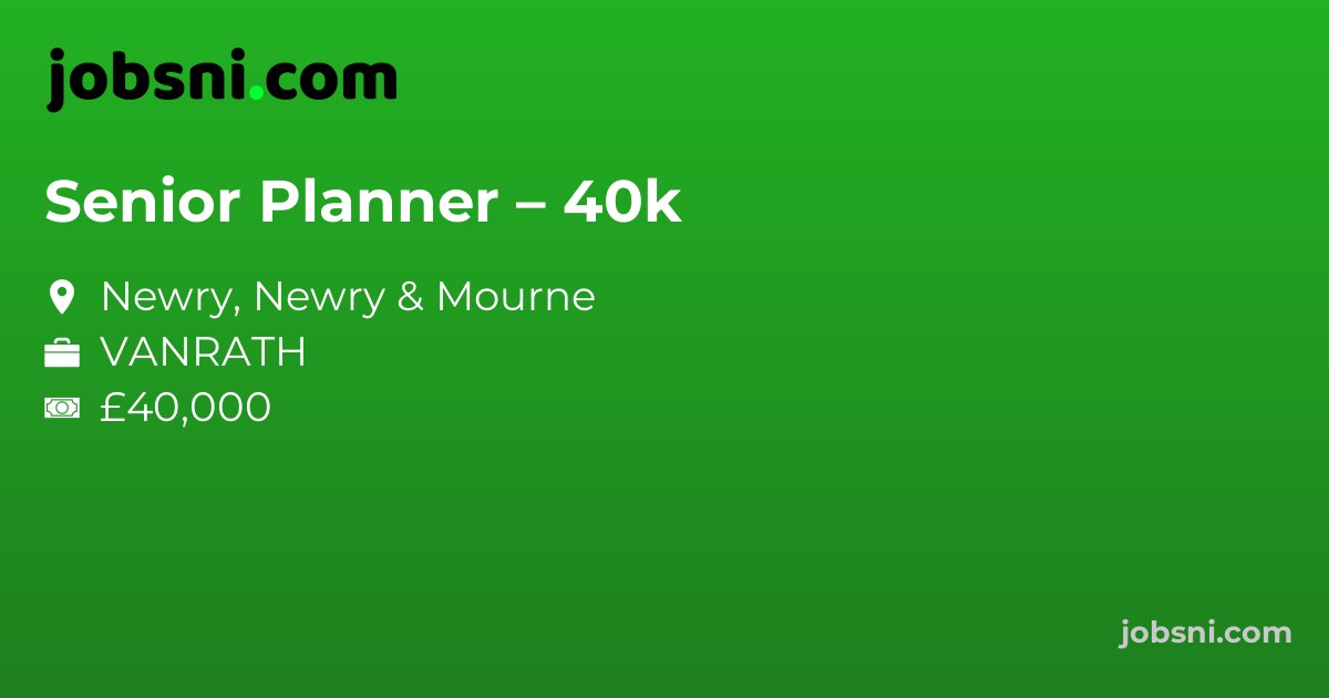 Senior Planner – 40k