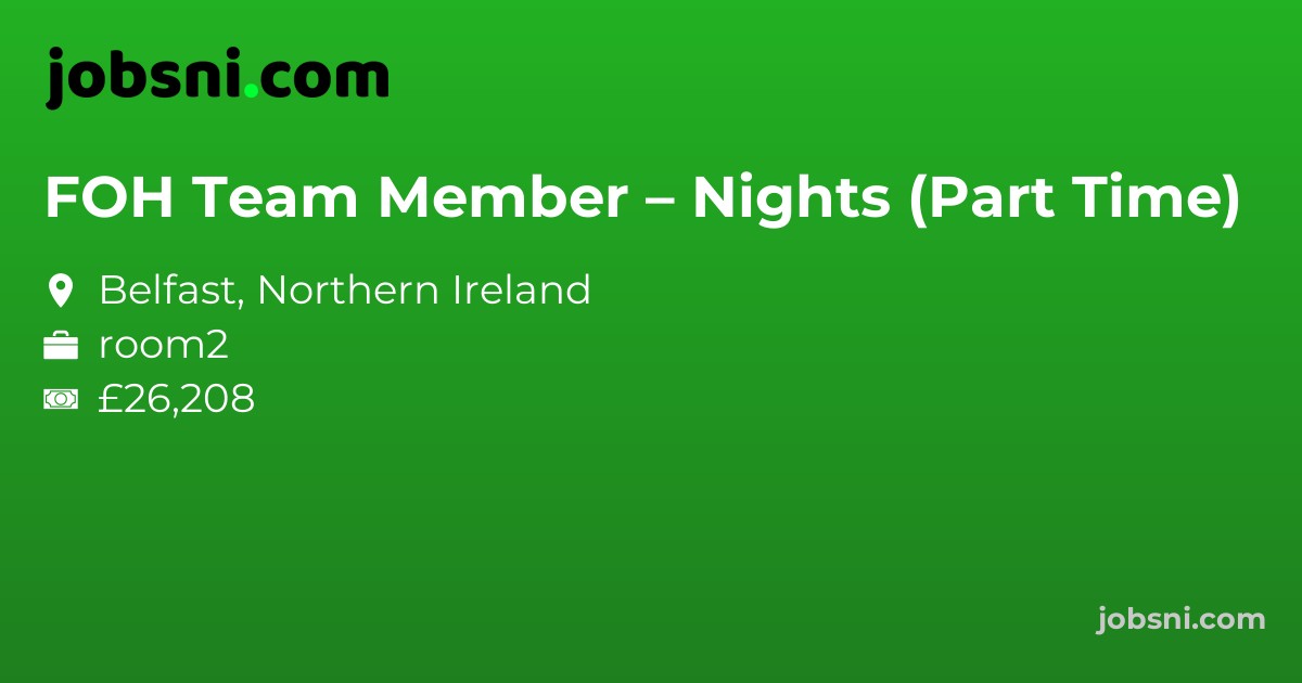 FOH Team Member – Nights (Part Time)