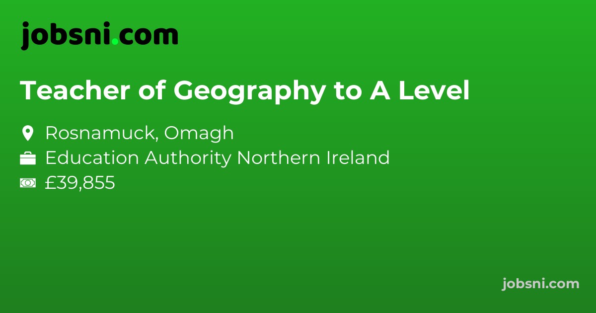 Teacher of Geography to A Level